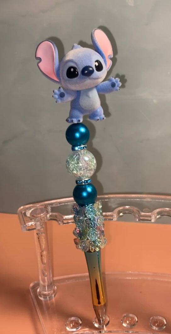 The "Fuzzy Friend" Beaded Pens Collection