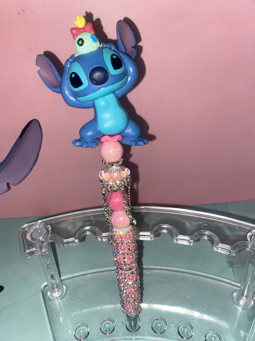 Blue Alien Beaded Pen Classics(not fuzzy)