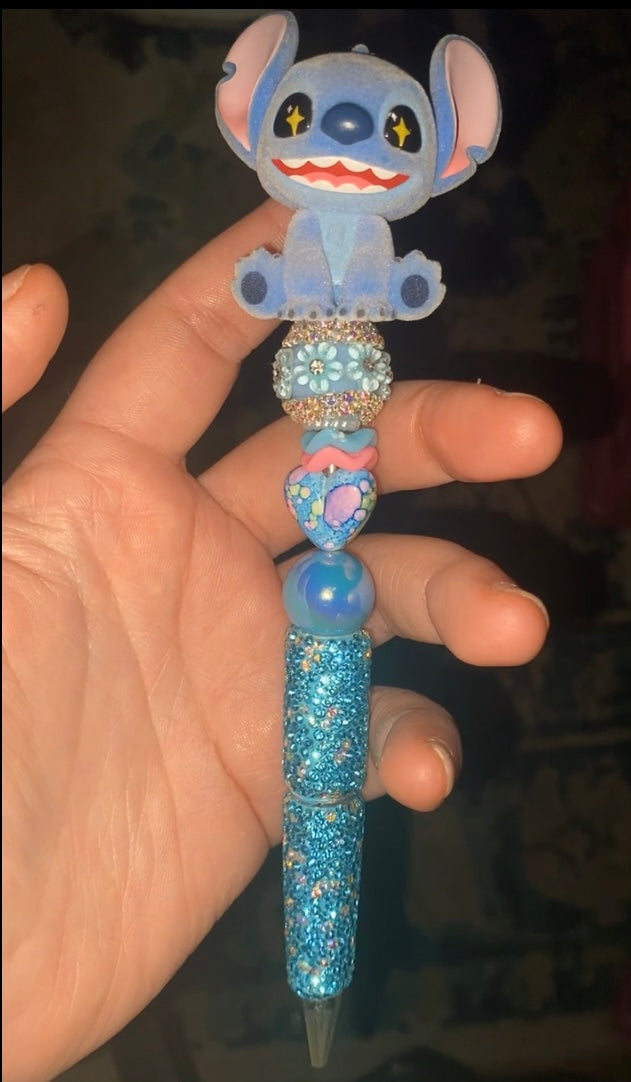 The "Fuzzy Friend" Beaded Pens Collection